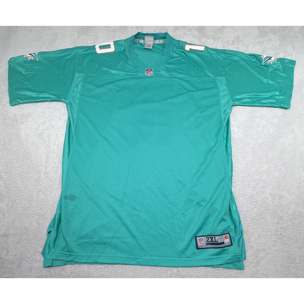 NFL Pro Line Miami Dolphins Tyreek Hill#10 Aqua Men's Size 2XL-T Football Jersey